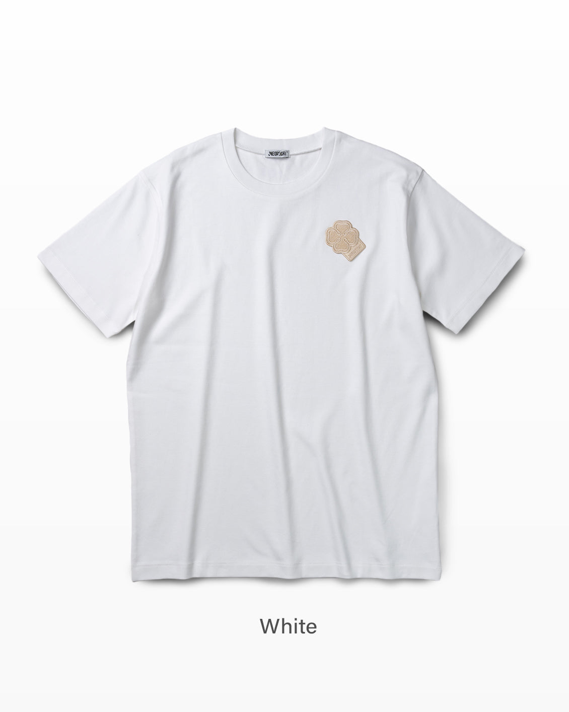 ONEOR EIGHT Tシャツ/Cottonスビンプラチナム/刺繍ワッペン